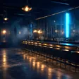 Adult Club Near Me: an empty club room lit for the evening