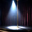 Strippers Near Me: an empty club room lit for the evening